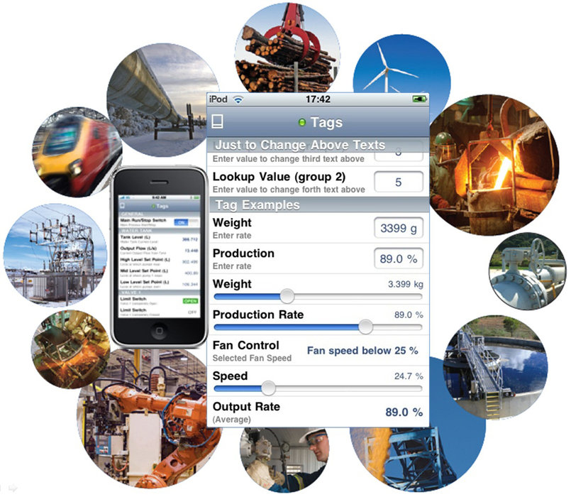 Tenha acesso às suas variáveis de processo em tempo real a partir do seu iPhone usando o Industrial Hotspots da ProSoft Technology